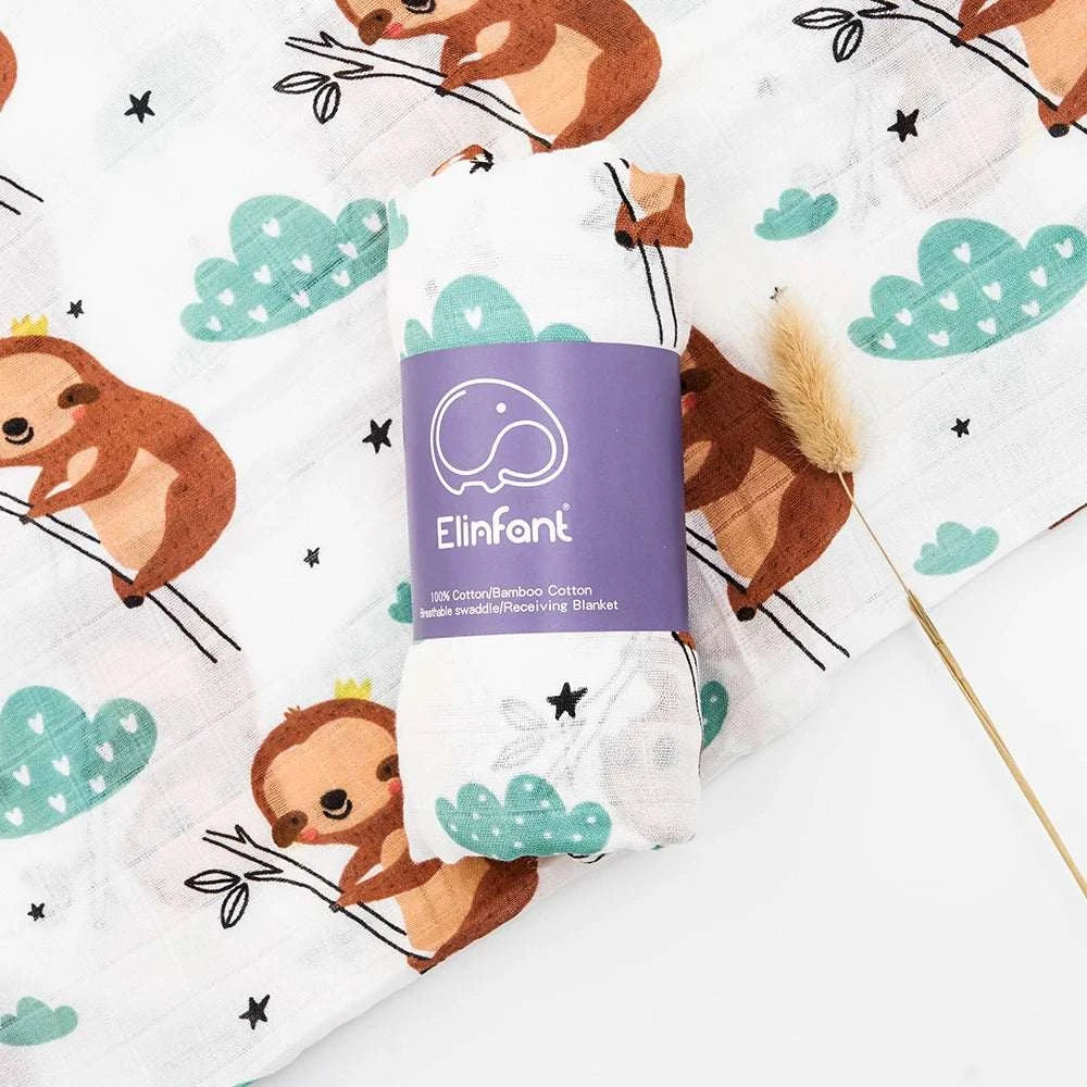 Bamboo Cotton Baby BlanketExpress Global Mart  Introducing the Elinfant Cute Soft Print Baby Towel Wrap!
Wrap your little bundle of joy in cozy comfort with our Bamboo Cotton Baby Muslin Swaddle Blanket. Crafted Bamboo Cotton Baby BlanketDSers