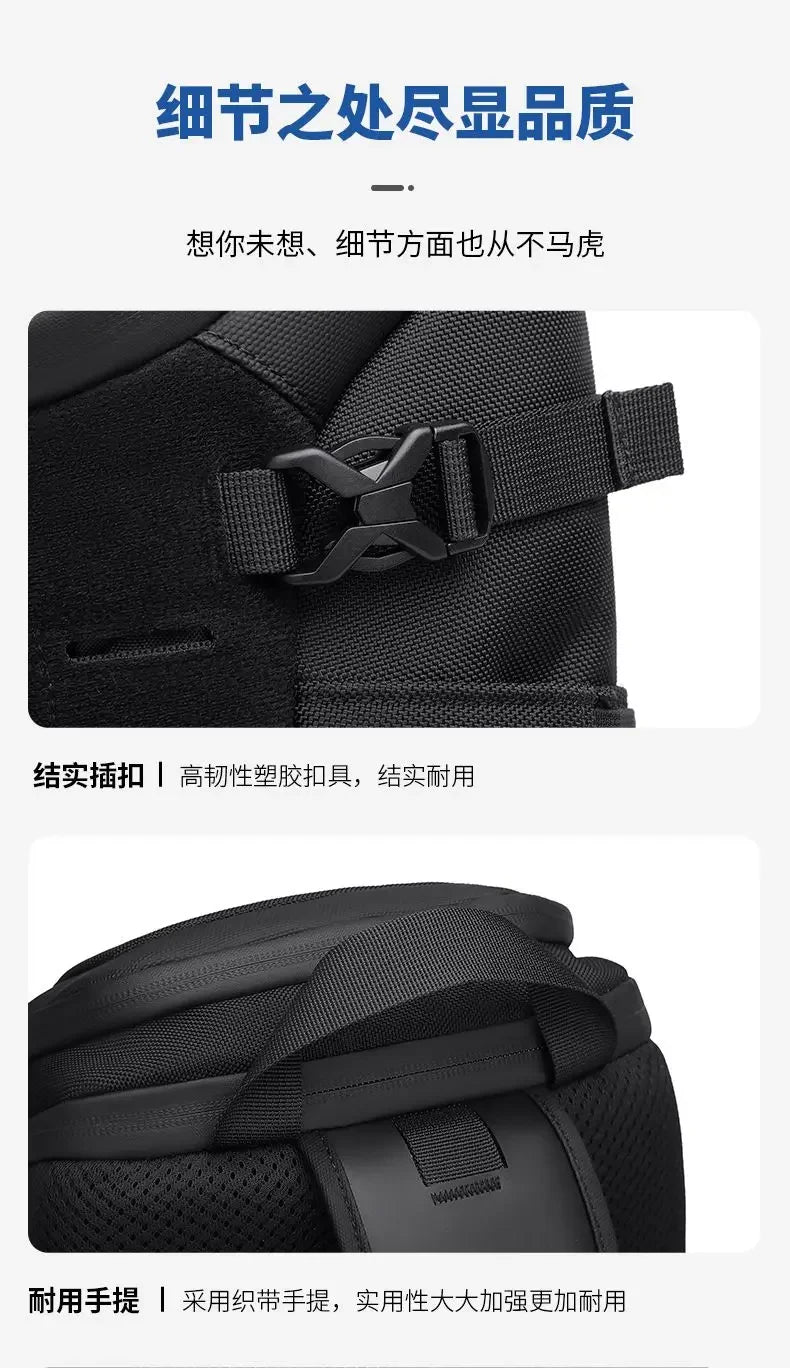 Ozuko Anti-Theft Short Travel Messenger Sling  Cross bag men Waterproof USB Man Crossbody Bag Fashion Designer Chest Bag