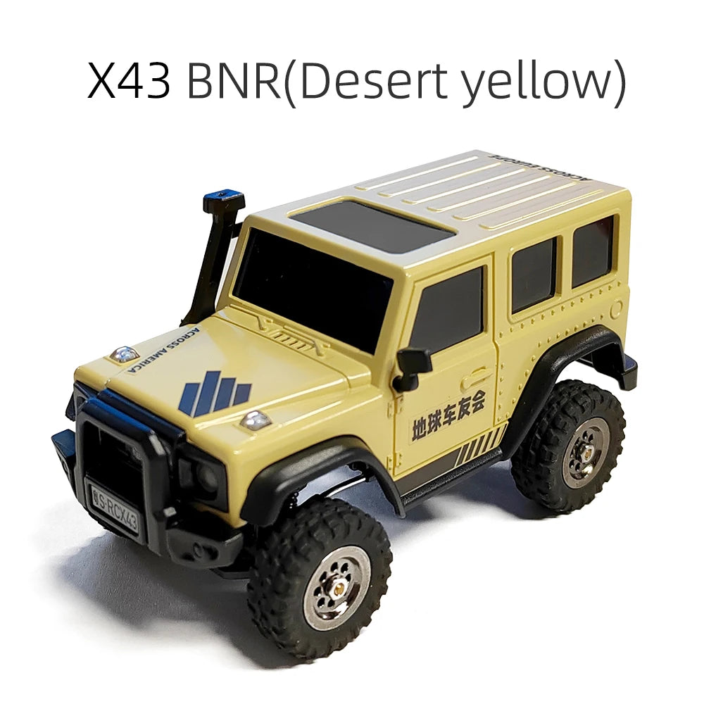 LDARC X43 RTR/BNR 1/43 Crawler RC Car full Time 4WD Remote control Mini Climbing Vehicle Toy desktopExpress Global Mart  SPECIFICATIONSBrand Name: Aoft TechnologyRecommend Age: 14+yIs Electric: No batteryOrigin: Mainland ChinaMaterial: MetalMaterial: PlasticMaterial: RUBBERThrottle serLDARC X43 RTR/BNR 1/43 Crawler RC Car full Time 4WD Remote control MinExpress Global Mart 