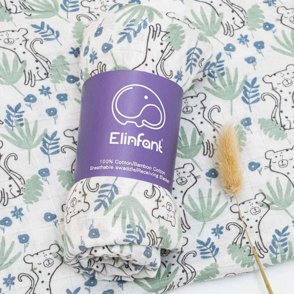 Bamboo Cotton Baby BlanketExpress Global Mart  Introducing the Elinfant Cute Soft Print Baby Towel Wrap!
Wrap your little bundle of joy in cozy comfort with our Bamboo Cotton Baby Muslin Swaddle Blanket. Crafted Bamboo Cotton Baby BlanketDSers