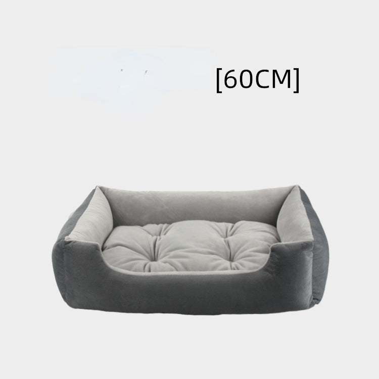 Dog Cat Pet Square Plush Kennel Pet Calming Dog Bed House Pet Supplies AccessoriesExpress Global Mart  SPECIFICATIONSBrand Name: NoEnName_NullItem Type: Beds &amp; SofasMaterial: 100% CottonWash Style: Hand WashOrigin: Mainland ChinaCN: ZhejiangPattern: SolidType: DogMedium Small Dog Sofa Bed Cushion Bed for Dog Cat Pet Square Plush KenExpress Global Mart 