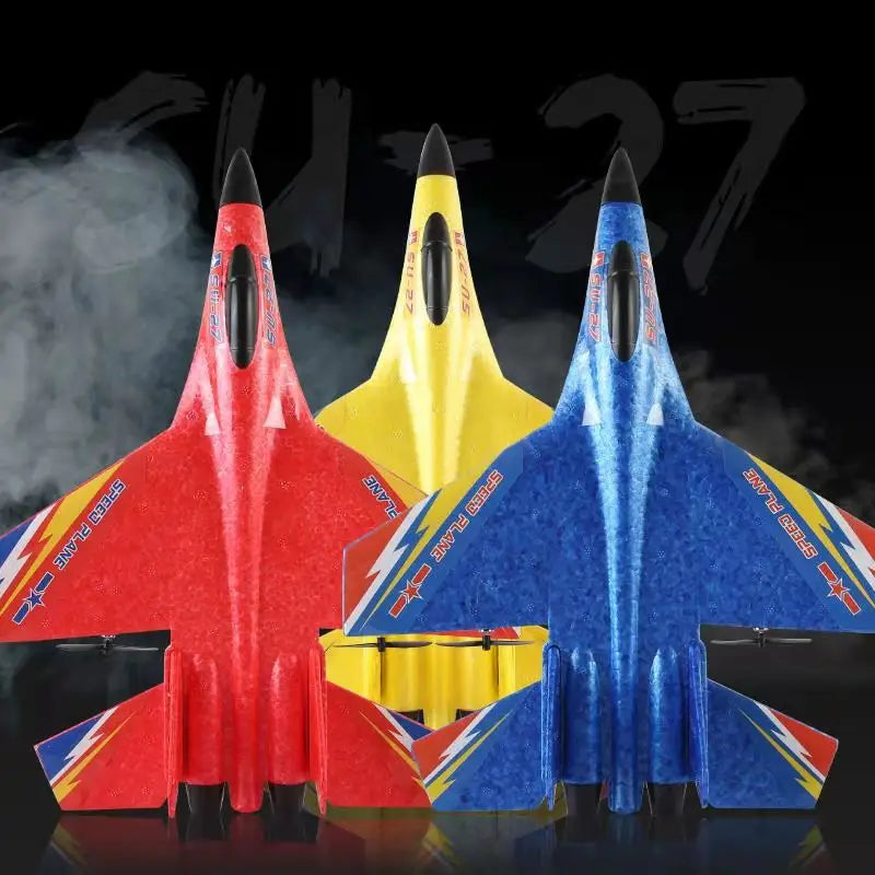 SU-27 RC Airplanes Remote Control Glider Fighter Hobby 2.4G RC Plane Drones EPP Foam Aircraft Toys for Boy Kids Children Gift