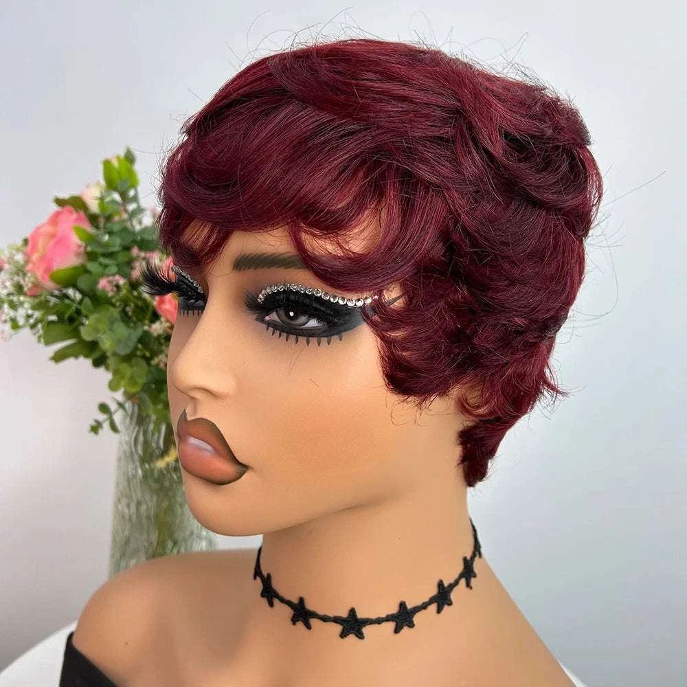 Pixie Cut Glueless Hair WigExpress Global Mart  Embrace Effortless Elegance with the Pixie Cut Glueless Hair Wig!
Discover the perfect blend of chic style and low-maintenance beauty with our Pixie Cut Glueless HaiPixie Cut Glueless Hair WigDSers