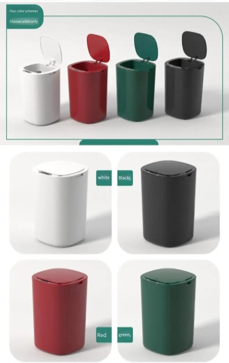 Intelligent waste bin automatic sensor flip lid waste classification home office kitchen bathroom waste bin