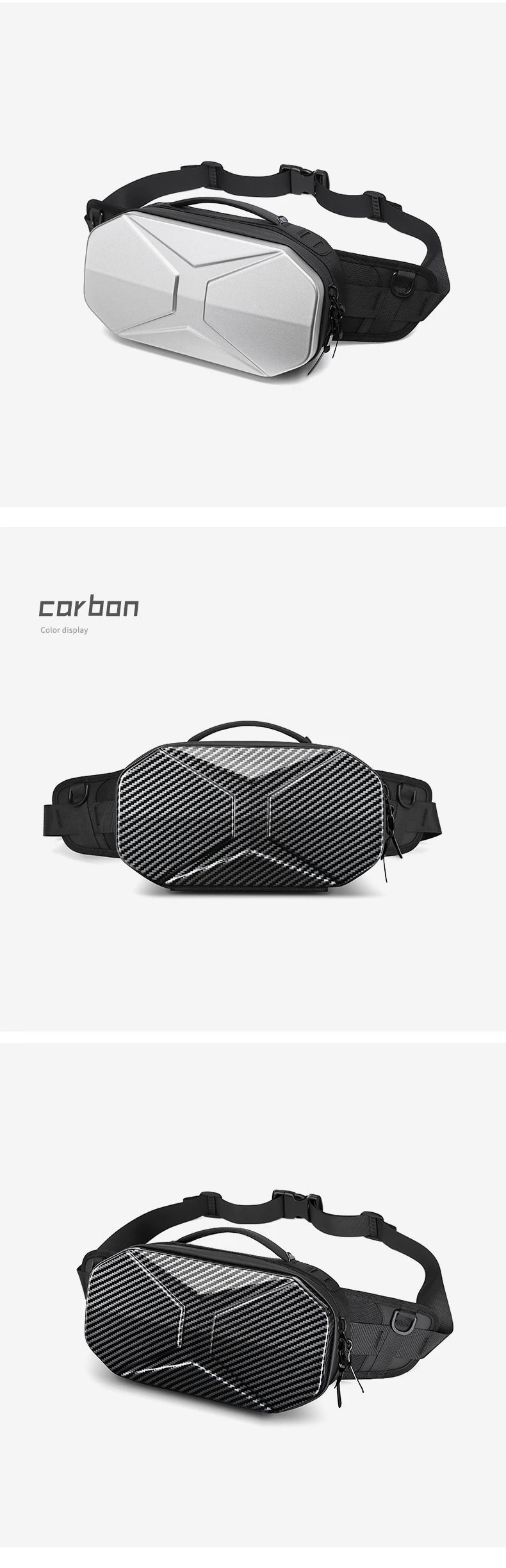 OZUKO 2024 Anti Theft Men Chest Bag Brand Fashion Cross Body Shoulder Bag Transverse Party Sling Bag Tactical Chest Bag for Men