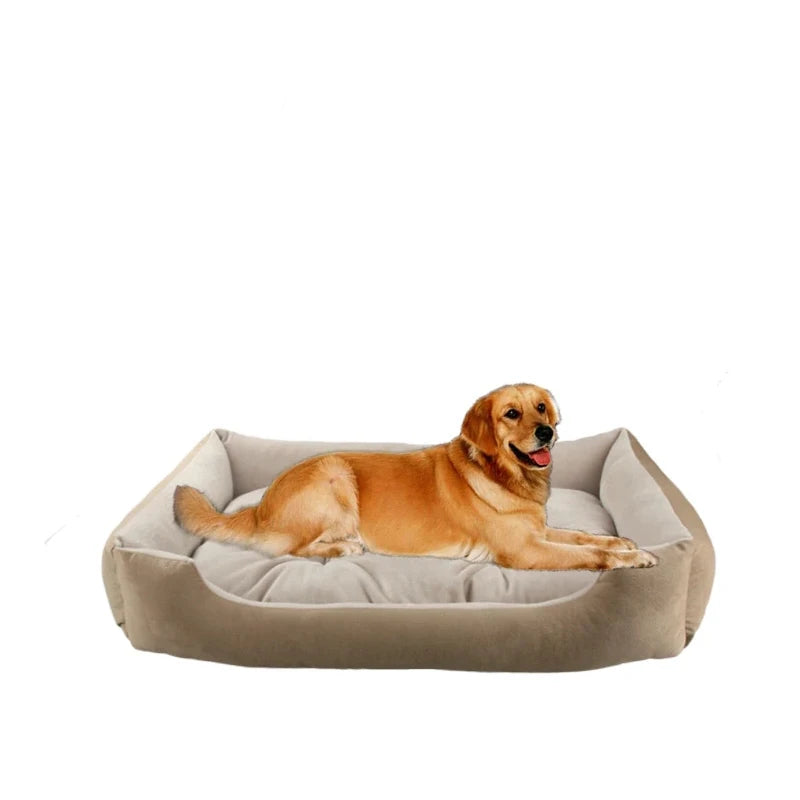 Dog Cat Pet Square Plush Kennel Pet Calming Dog Bed House Pet Supplies AccessoriesExpress Global Mart  SPECIFICATIONSBrand Name: NoEnName_NullItem Type: Beds &amp; SofasMaterial: 100% CottonWash Style: Hand WashOrigin: Mainland ChinaCN: ZhejiangPattern: SolidType: DogMedium Small Dog Sofa Bed Cushion Bed for Dog Cat Pet Square Plush KenExpress Global Mart 