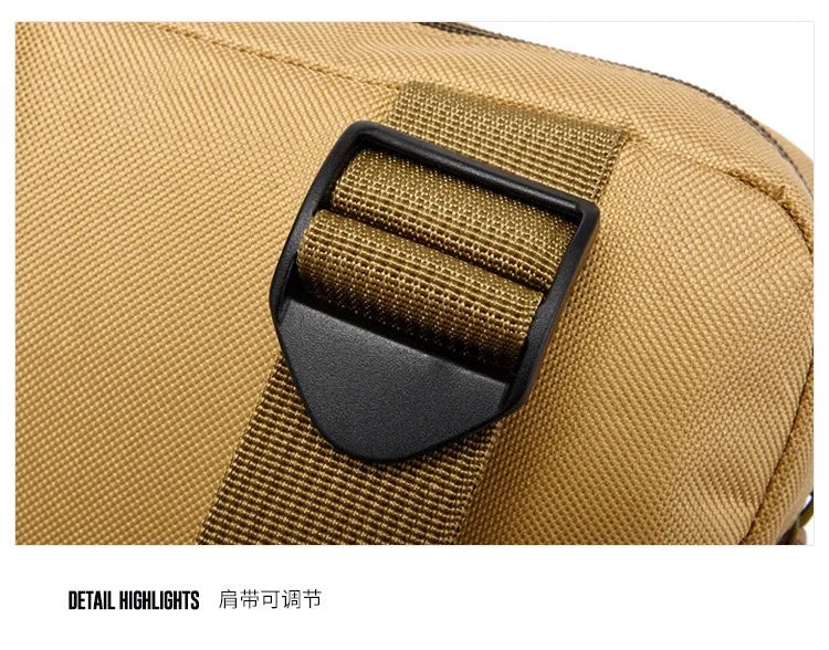 Outdoor Camouflage Tactical Bag Personality Tooling Functional Vest Bag Oxford Cloth Double Plus Backpack Men Women Chest Bag