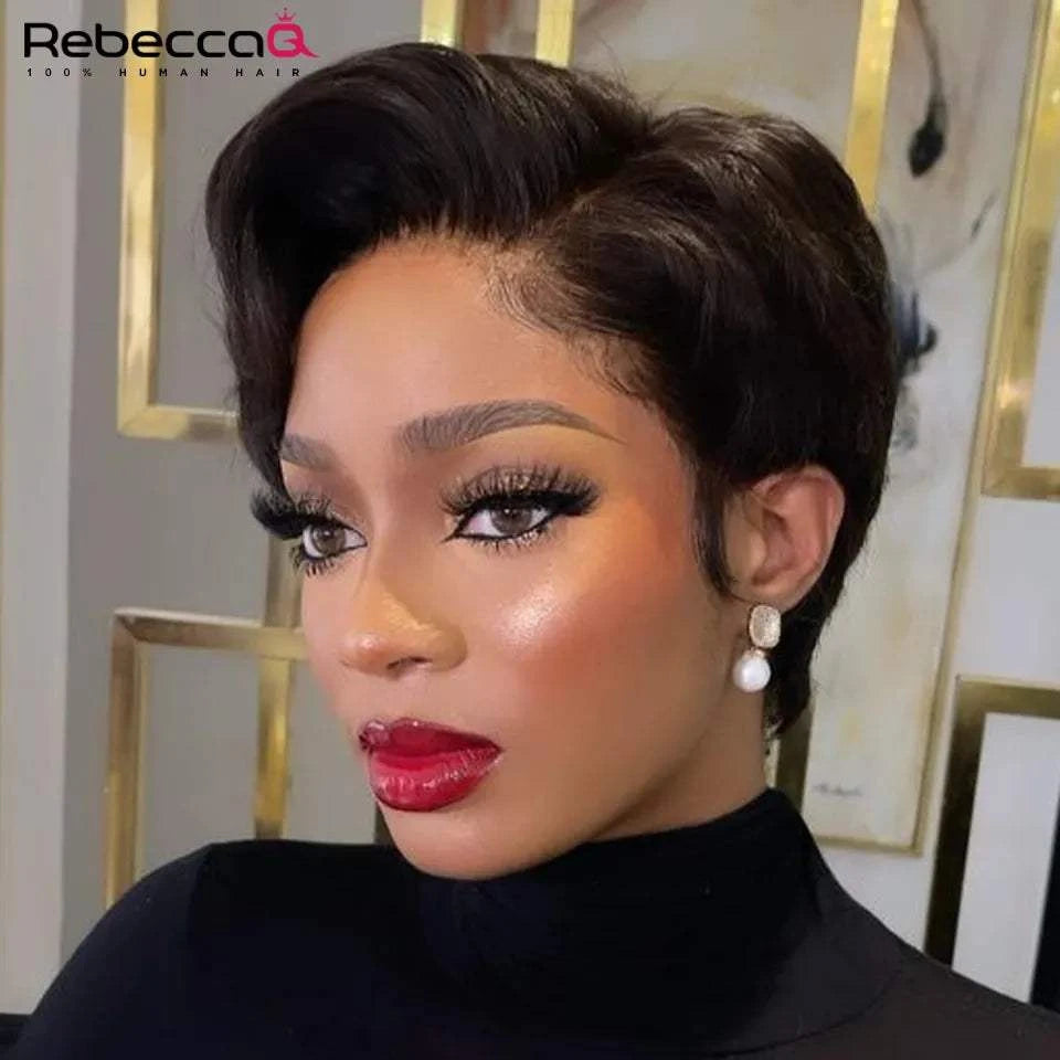 Short Pixie Cut Lace Frontal Hair WigExpress Global Mart  Effortlessly Chic with the Short Pixie Cut Lace Frontal Hair Wig!
Step into the world of timeless elegance and modern sophistication with our Short Pixie Cut Lace FrShort Pixie Cut Lace Frontal Hair WigDSers