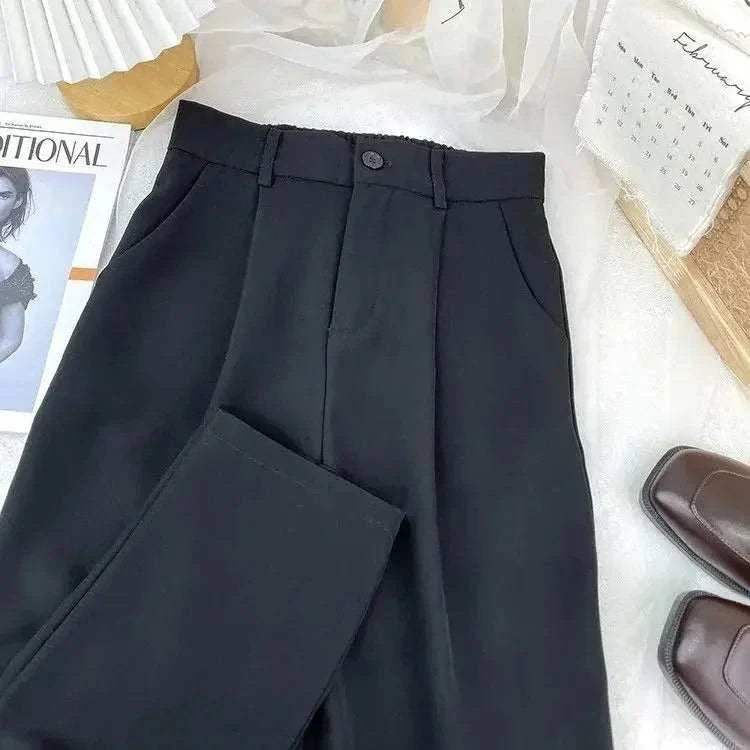 High Waist Women'Express Global Mart  Elevate Your Style with Our High Waist Women's Trousers!
Step into sophistication and comfort with our High Waist Women's Trousers, designed to complement your timelHigh Waist Women's TrousersDSers