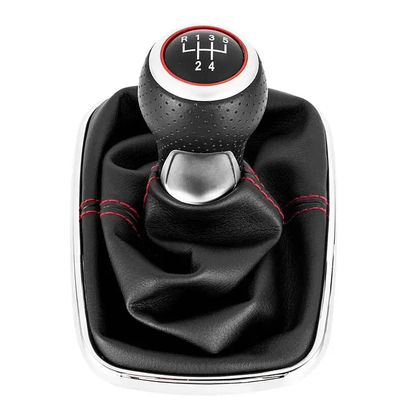 New Car 5/6 Speed 12mm Gear Shift Knob Lever Shifter Gaiter Boot for Volkswagen VW Golf Bora Jetta GTi MK4 Interior Accessories