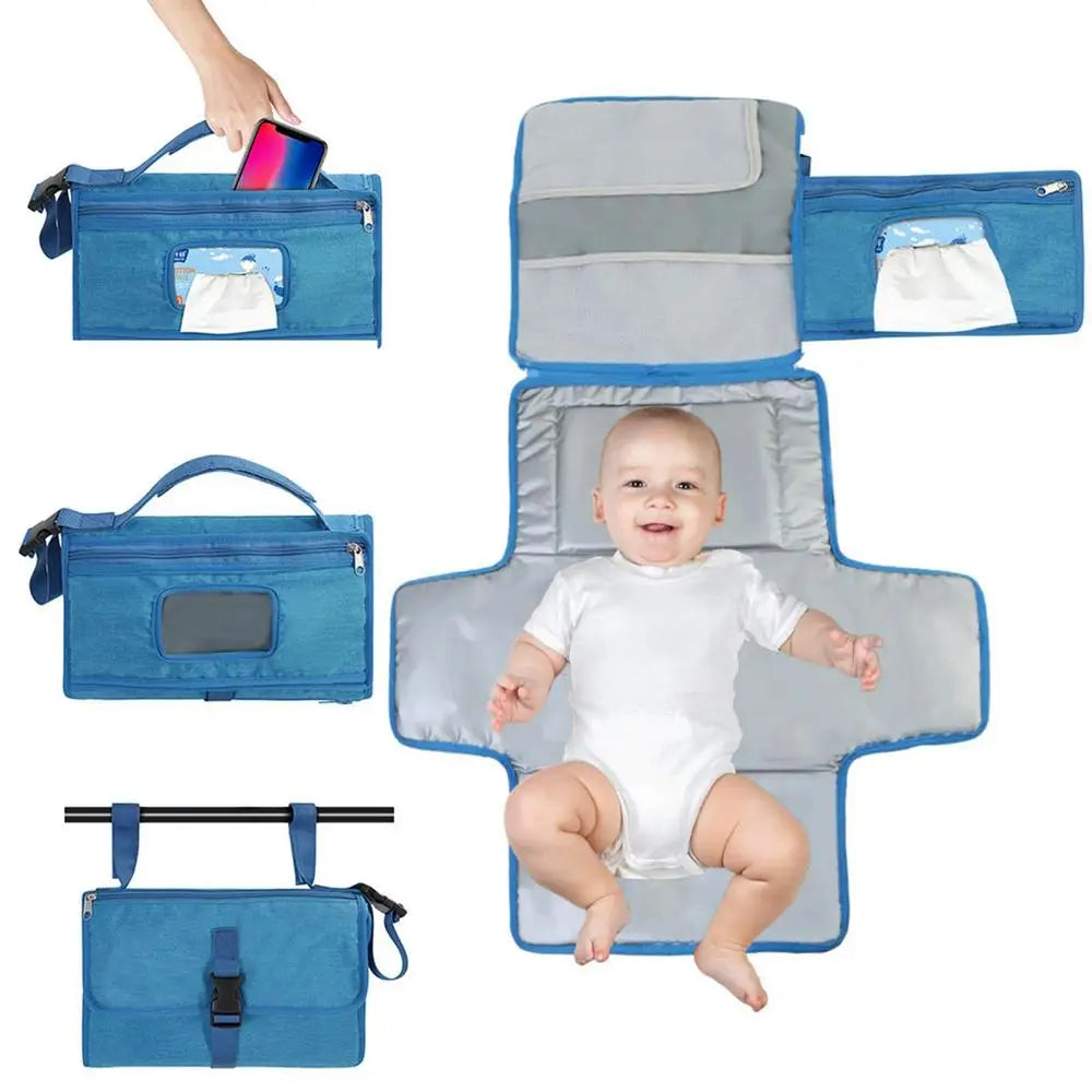 Baby Changing Mat Extra Large Foldable Travel Mat For Diaper Bag Baby Shower Gifts Essentials Changing Pads For Baby