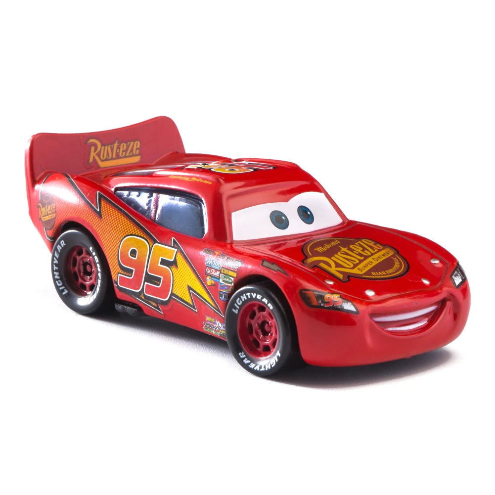 Cars Disney Pixar Cars Lightning McQueen 1:55 Alloy Metal Model Car Toy Mater Sheriff Metal Toys Vehicles Boy Children Gifts