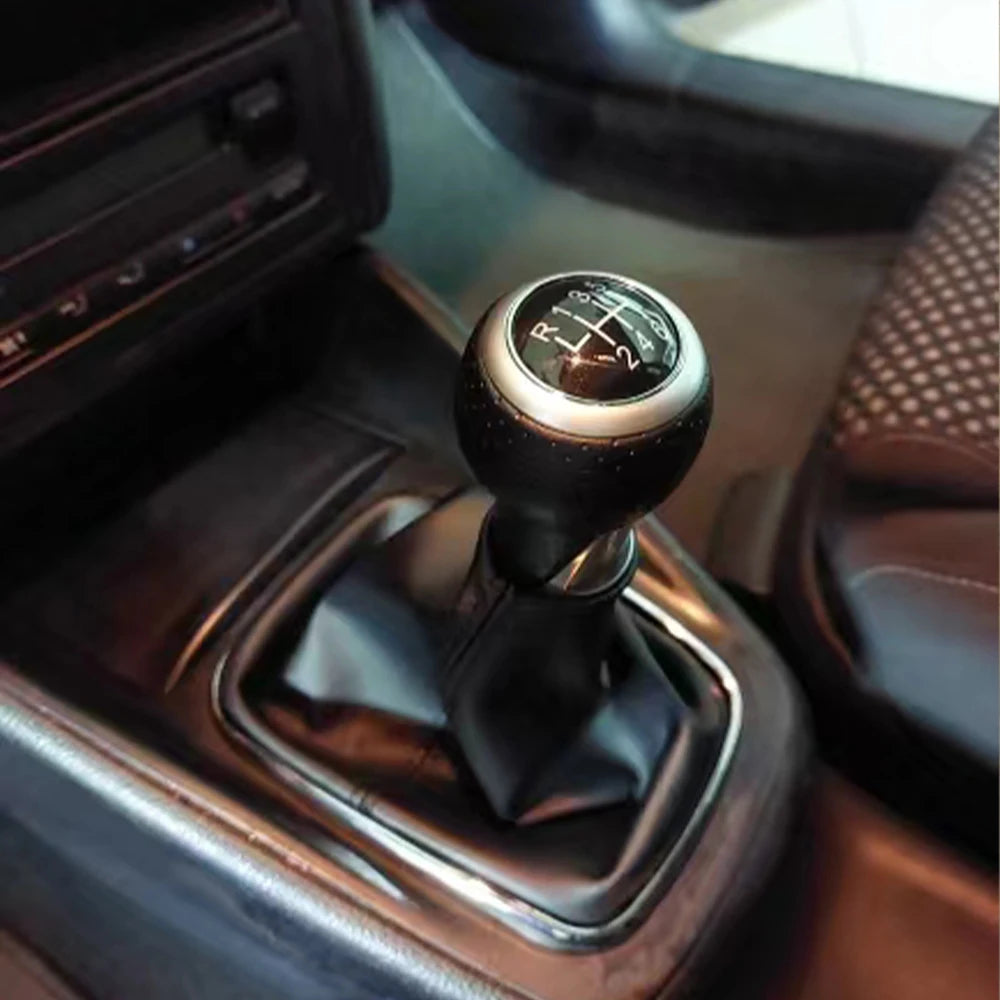 New Car 5/6 Speed 12mm Gear Shift Knob Lever Shifter Gaiter Boot for Volkswagen VW Golf Bora Jetta GTi MK4 Interior Accessories