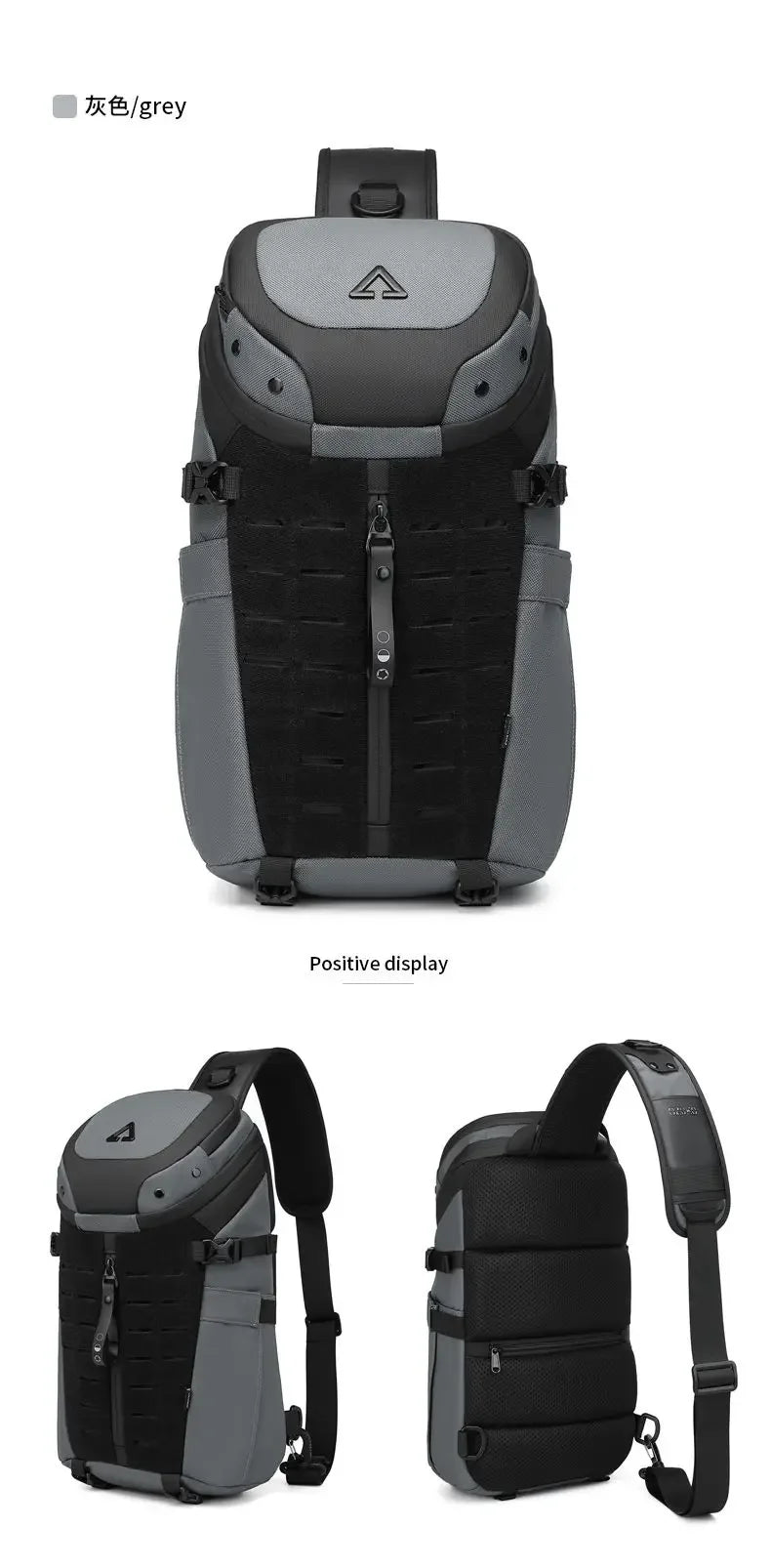 Ozuko Anti-Theft Short Travel Messenger Sling  Cross bag men Waterproof USB Man Crossbody Bag Fashion Designer Chest Bag