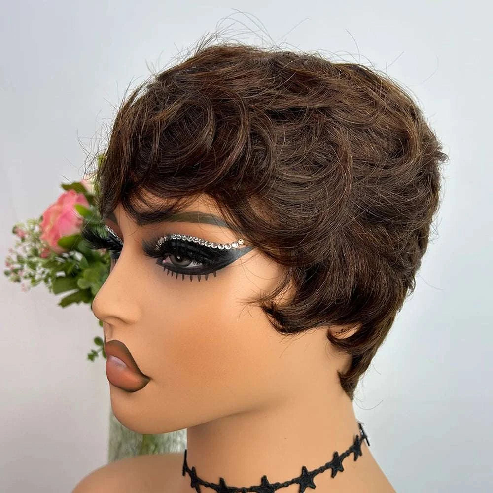 Pixie Cut Glueless Hair WigExpress Global Mart  Embrace Effortless Elegance with the Pixie Cut Glueless Hair Wig!
Discover the perfect blend of chic style and low-maintenance beauty with our Pixie Cut Glueless HaiPixie Cut Glueless Hair WigDSers