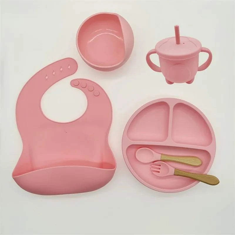 Tableware SetExpress Global Mart  Elevate Mealtime with Our Children's Tableware Set!
Make mealtime fun and hassle-free with our premium Children's Tableware Set. Crafted from FDA food-grade siliconeChildren's Tableware SetDSers