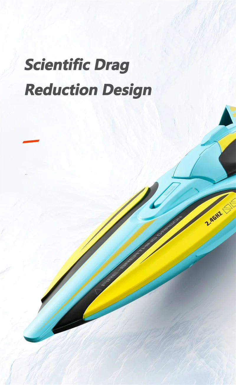 30KM/H RC High Speed Racing Boat Speedboat Remote Control Ship Water Game Kids Toys Children Birthday Boys Gift  Rc Boat