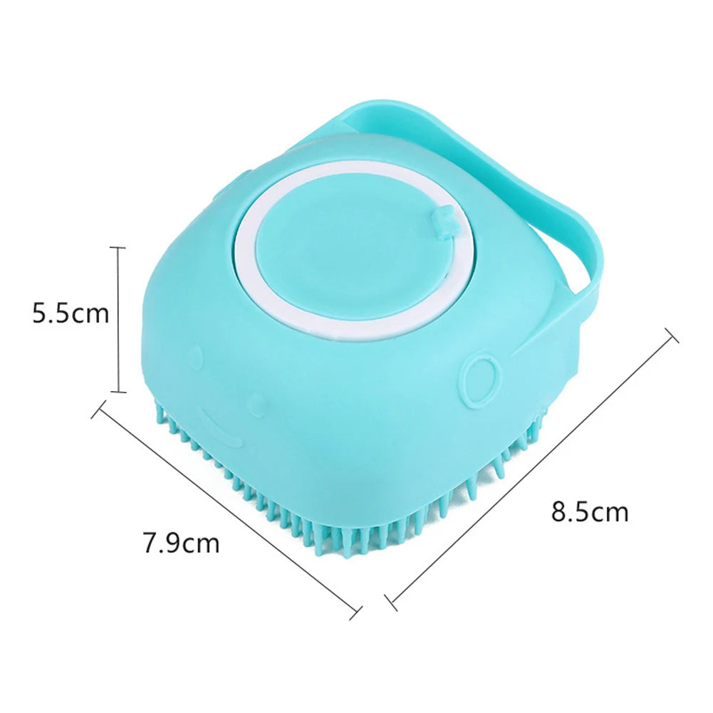 Bathroom Puppy Dog Cat Bath Massage Gloves Brush Soft Safety Silicone Pet Accessories for Dogs Cats Tools Mascotas Products