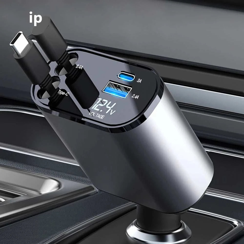 1 Car ChargerExpress Global Mart  car charger🚗✨ Introducing the Ultimate 4-in-1 Car Charger! ✨🚗
Stay powered up on the go with our state-of-the-art 4-in-1 Car Charger. Designed to efficiently charge multiple 4 in 1 Car ChargerDSers