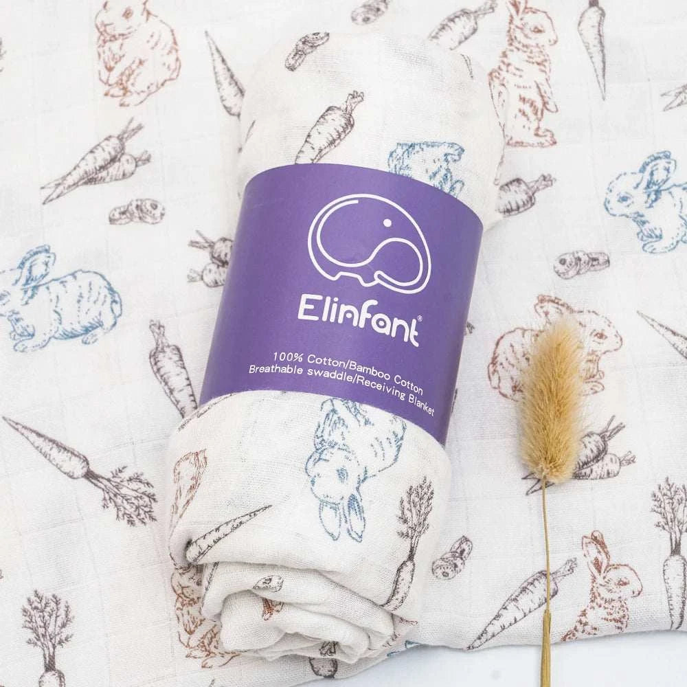 Bamboo Cotton Baby BlanketExpress Global Mart  Introducing the Elinfant Cute Soft Print Baby Towel Wrap!
Wrap your little bundle of joy in cozy comfort with our Bamboo Cotton Baby Muslin Swaddle Blanket. Crafted Bamboo Cotton Baby BlanketDSers