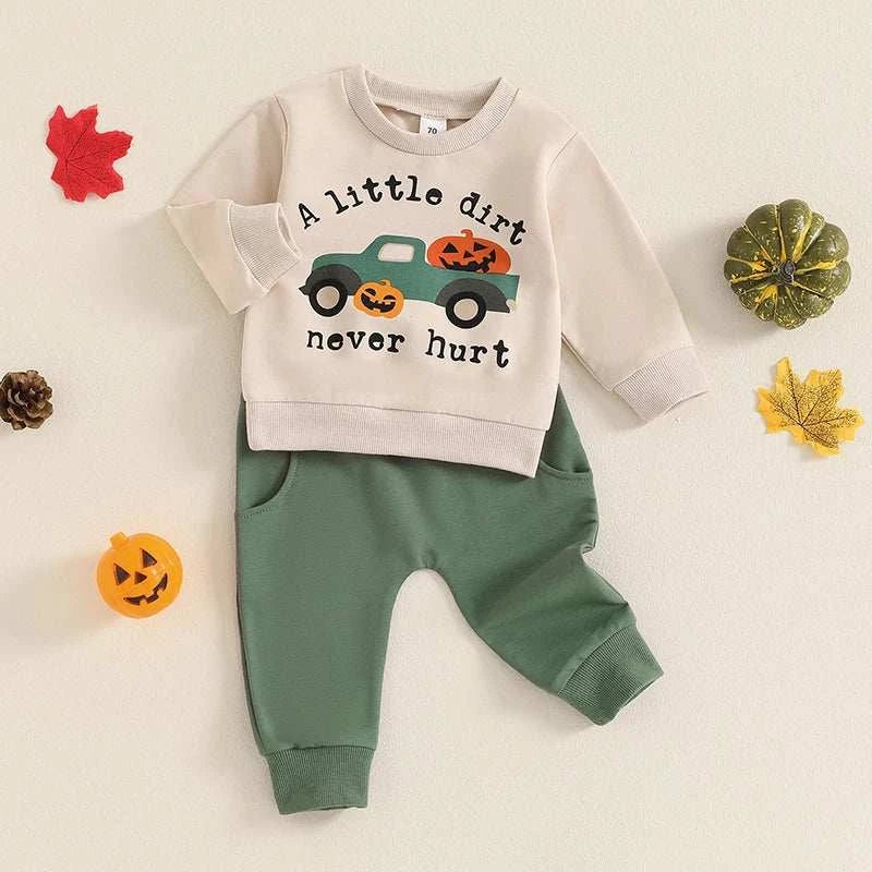 Toddler Boys Halloween Outfits Pumpkin Truck Letter Print Long Sleeve SweatshirtsExpress Global Mart  customizedHign-concerned Chemical:NoneFit:Fits true to size, take your normal sizeOuterwear Type:vestModel Number:Pudcoco 2pcs SetMaterial Composition:Cotton BlendSleeve StyleToddler Boys Halloween Outfits Pumpkin Truck Letter Print Long Sleeve b0d141-b8