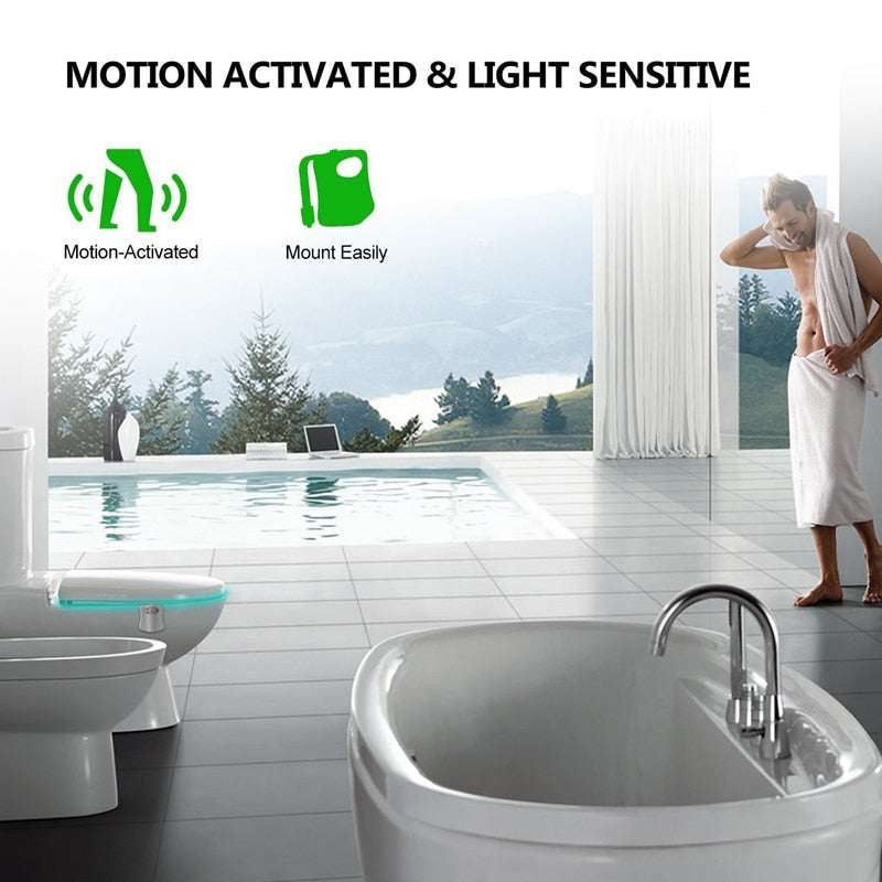 Toilet Night LightExpress Global Mart  Illuminate Your Bathroom with the Toilet Night Light!
🌙 Soft Ambient Glow: Say goodbye to harsh bathroom lights! Our night light provides a gentle, ambient glow, peToilet Night LightZendrop