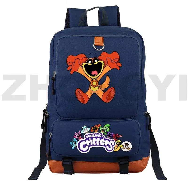 Waterproof Nylon Smiling Critters Backpack Kids Large School Back Pack Colorful Notebook Urban Mochila Bookbag Female Travel BagExpress Global Mart  customizedPlace Of Origin:China (mainland)Technics:EmbossingInterior:Interior Slot PocketHandle/Strap Type:soft handleStyle:fashionExterior:Open PocketModel Number:Smiling CriWaterproof Nylon Smiling Critters Backpack Kids Large School Back Packb0d141-b8