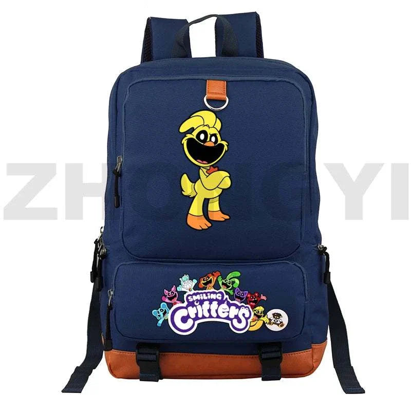 Waterproof Nylon Smiling Critters Backpack Kids Large School Back Pack Colorful Notebook Urban Mochila Bookbag Female Travel BagExpress Global Mart  customizedPlace Of Origin:China (mainland)Technics:EmbossingInterior:Interior Slot PocketHandle/Strap Type:soft handleStyle:fashionExterior:Open PocketModel Number:Smiling CriWaterproof Nylon Smiling Critters Backpack Kids Large School Back Packb0d141-b8