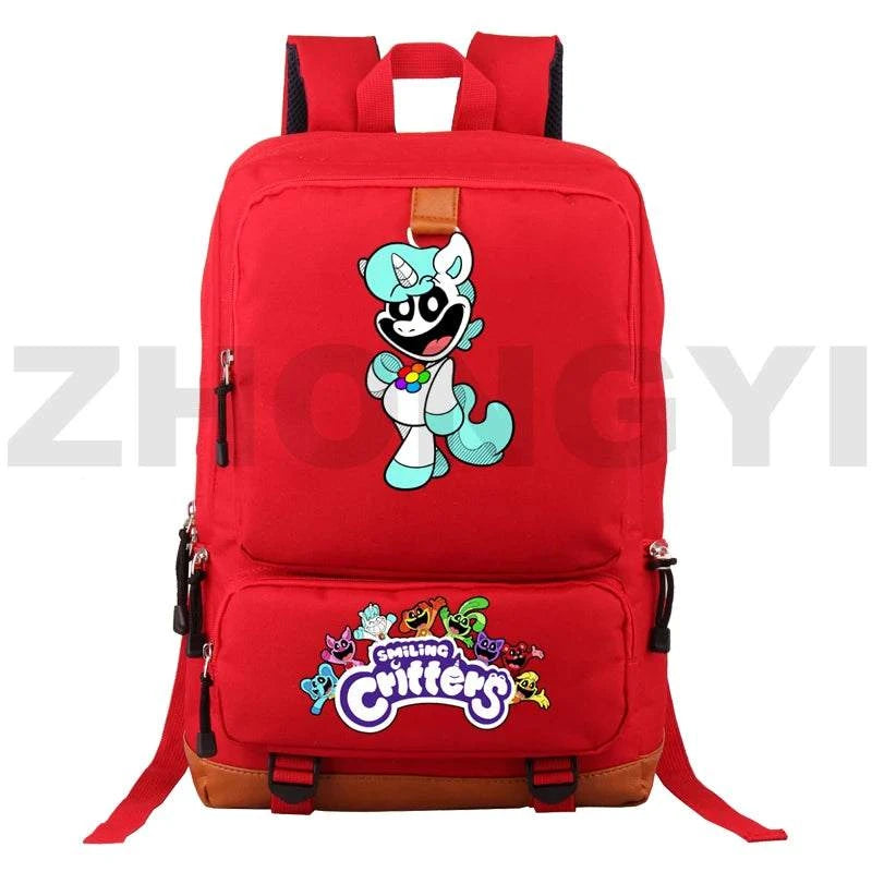 Waterproof Nylon Smiling Critters Backpack Kids Large School Back Pack Colorful Notebook Urban Mochila Bookbag Female Travel BagExpress Global Mart  customizedPlace Of Origin:China (mainland)Technics:EmbossingInterior:Interior Slot PocketHandle/Strap Type:soft handleStyle:fashionExterior:Open PocketModel Number:Smiling CriWaterproof Nylon Smiling Critters Backpack Kids Large School Back Packb0d141-b8