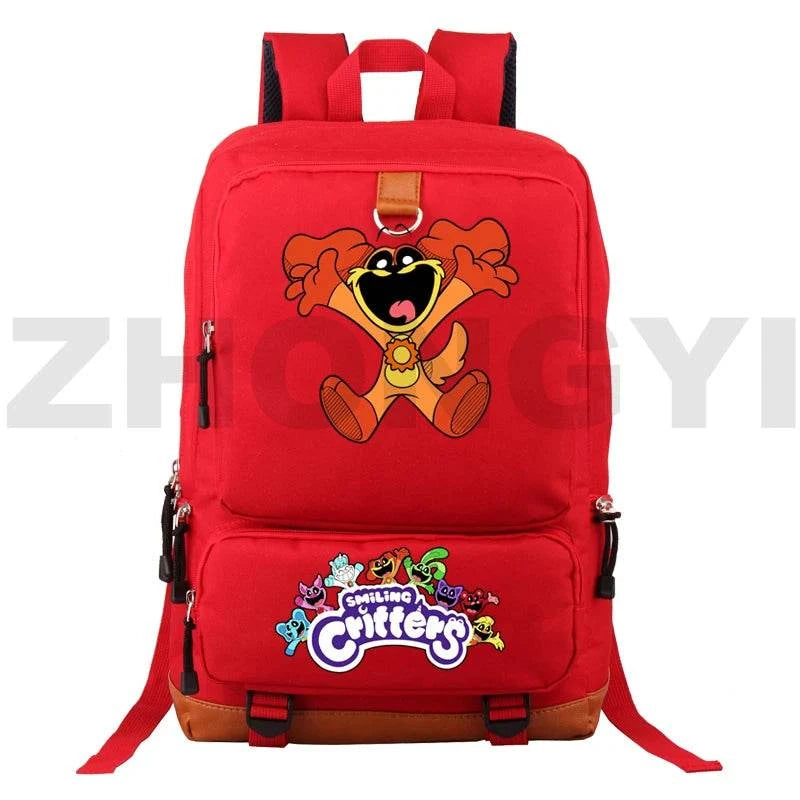 Waterproof Nylon Smiling Critters Backpack Kids Large School Back Pack Colorful Notebook Urban Mochila Bookbag Female Travel BagExpress Global Mart  customizedPlace Of Origin:China (mainland)Technics:EmbossingInterior:Interior Slot PocketHandle/Strap Type:soft handleStyle:fashionExterior:Open PocketModel Number:Smiling CriWaterproof Nylon Smiling Critters Backpack Kids Large School Back Packb0d141-b8