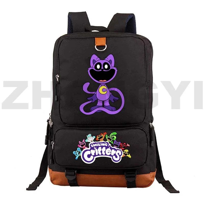 Waterproof Nylon Smiling Critters Backpack Kids Large School Back Pack Colorful Notebook Urban Mochila Bookbag Female Travel BagExpress Global Mart  customizedPlace Of Origin:China (mainland)Technics:EmbossingInterior:Interior Slot PocketHandle/Strap Type:soft handleStyle:fashionExterior:Open PocketModel Number:Smiling CriWaterproof Nylon Smiling Critters Backpack Kids Large School Back Packb0d141-b8