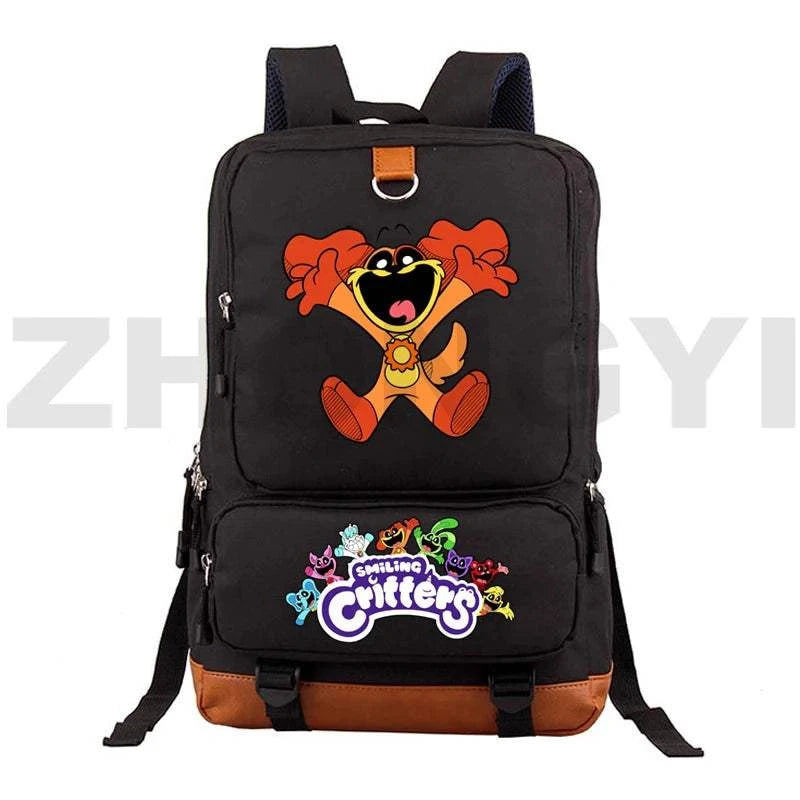 Waterproof Nylon Smiling Critters Backpack Kids Large School Back Pack Colorful Notebook Urban Mochila Bookbag Female Travel BagExpress Global Mart  customizedPlace Of Origin:China (mainland)Technics:EmbossingInterior:Interior Slot PocketHandle/Strap Type:soft handleStyle:fashionExterior:Open PocketModel Number:Smiling CriWaterproof Nylon Smiling Critters Backpack Kids Large School Back Packb0d141-b8