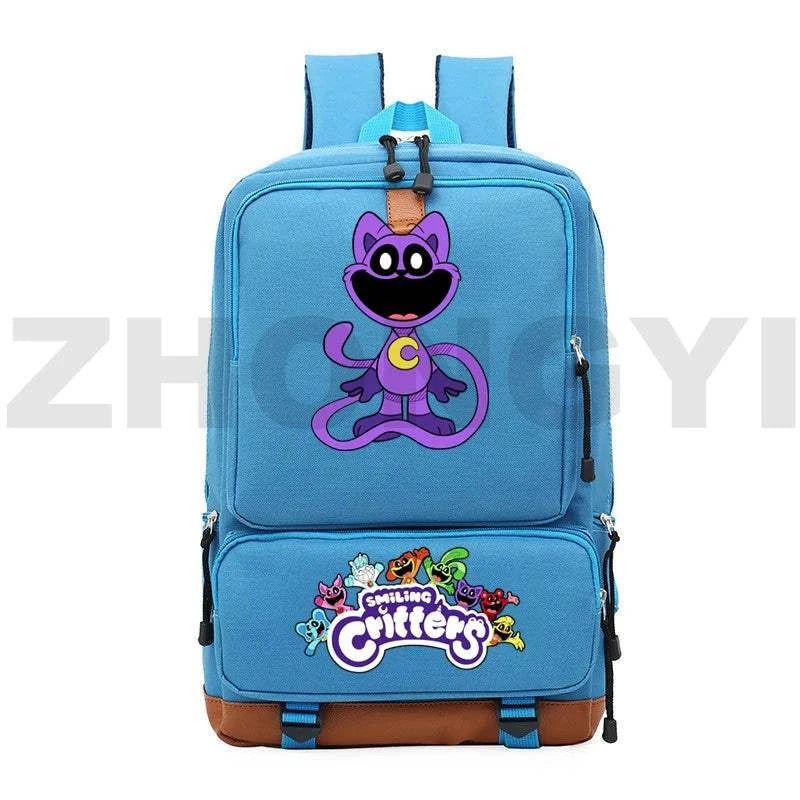 Waterproof Nylon Smiling Critters Backpack Kids Large School Back Pack Colorful Notebook Urban Mochila Bookbag Female Travel BagExpress Global Mart  customizedPlace Of Origin:China (mainland)Technics:EmbossingInterior:Interior Slot PocketHandle/Strap Type:soft handleStyle:fashionExterior:Open PocketModel Number:Smiling CriWaterproof Nylon Smiling Critters Backpack Kids Large School Back Packb0d141-b8