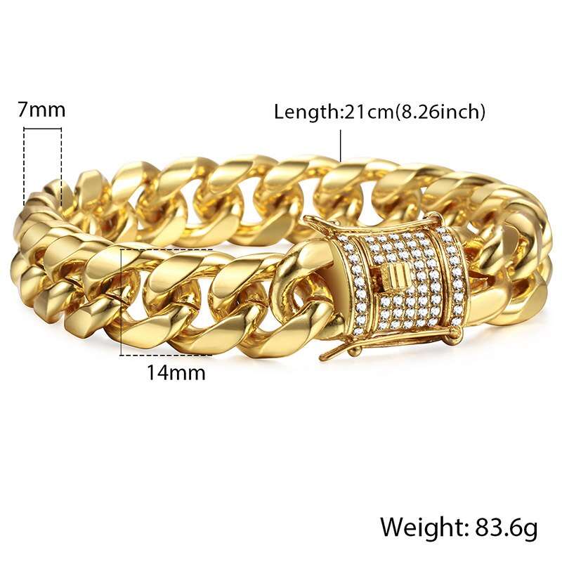 Miami Gold Curb Cuban BraceletExpress Global Mart  Introducing the Miami Gold Curb Cuban Chain Bracelet: Elevate Your Style!
Experience timeless elegance with our exquisite bracelet, meticulously crafted to perfectioMiami Gold Curb Cuban BraceletZendrop