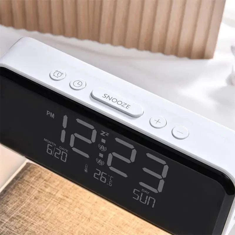 1 LCD screen Alarm ClockExpress Global Mart  Light ClockIntroducing the Bedside 3 In 1 LCD Screen Alarm Clock – Your Ultimate Modern Companion! ⏰
Discover the perfect blend of style, functionality, and innovation with our3 In 1 LCD screen Alarm ClockZendrop