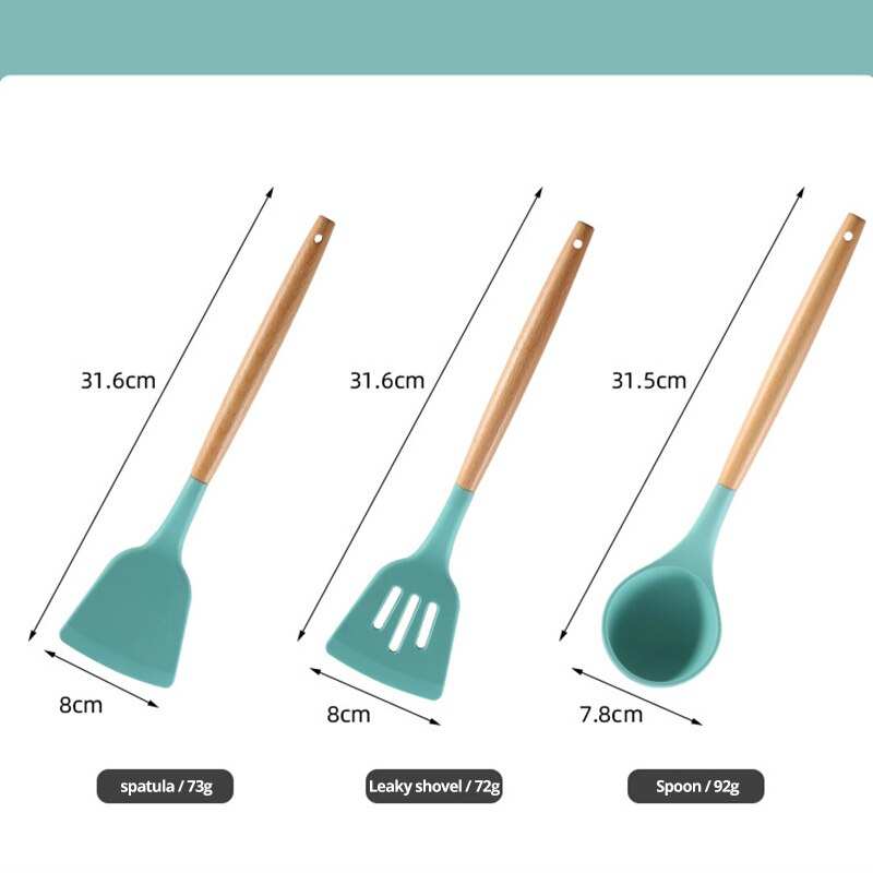 Stick Pot SpatulaExpress Global Mart  Introducing Our 12-Piece Wooden Handle Silicone Kitchen Utensils Set and Handy Storage Bucket: The Ultimate Kitchen Upgrade!
Elevate your cooking experience with ourNon Stick Pot Spatula And SpoonZendrop