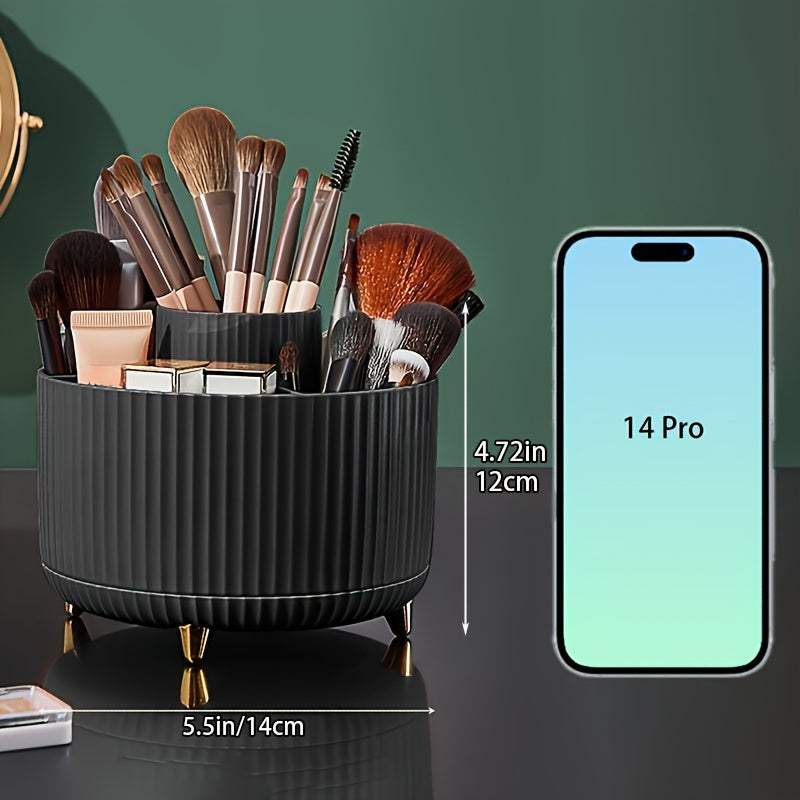 360° Rotating Makeup OrganizerExpress Global Mart  customizedProduct Description
Transform your makeup storage with the innovative 360° Rotating Makeup Organizer. This sleek and polished organizer is designed to keep your beau360° Rotating Makeup OrganizerCartifind