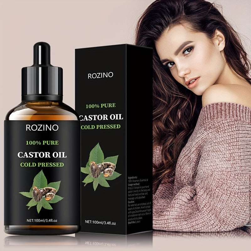 Eyebrows, Castor Oil Cold Pressed Unrefined, Essential OilExpress Global Mart  customizedSkin Type:AllSpecific Use:DryingGender:Unisex-adultSkin Care Ingredient:Castor OilProduct Attributes:HypoallergenicEffect:skin careBrand:ROZINOMain Ingredients:Casto100ml Castor Oil, For Hair Eyelashes And Eyebrows, Castor Oil Cold Preb0d141-b8