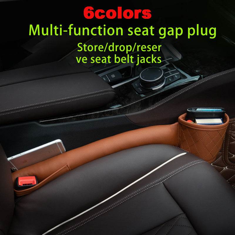 Leather Car Seat Gap FillerExpress Global Mart  Enhance Your Car's Interior with the Leather Car Seat Gap Filler!
Say goodbye to lost items and cluttered car interiors with our stylish and practical Leather Car SeLeather Car Seat Gap FillerZendrop