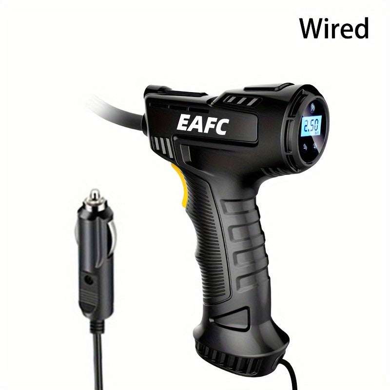 1pc Portable Wireless Electric Inflatable Pump, Wireless Car Air Pump, Digital Auto Tire Inflator, Portable Air CompressorExpress Global Mart  customizedPower Source:ElectricTank Style:PortablePower Supply:USB PoweredBattery Properties:Rechargeable BatteryRechargeable Battery:Lithium BatteryBrand:EAFCItem ID:BH500021pc Portable Wireless Electric Inflatable Pump, Wireless Car Air Pump,b0d141-b8