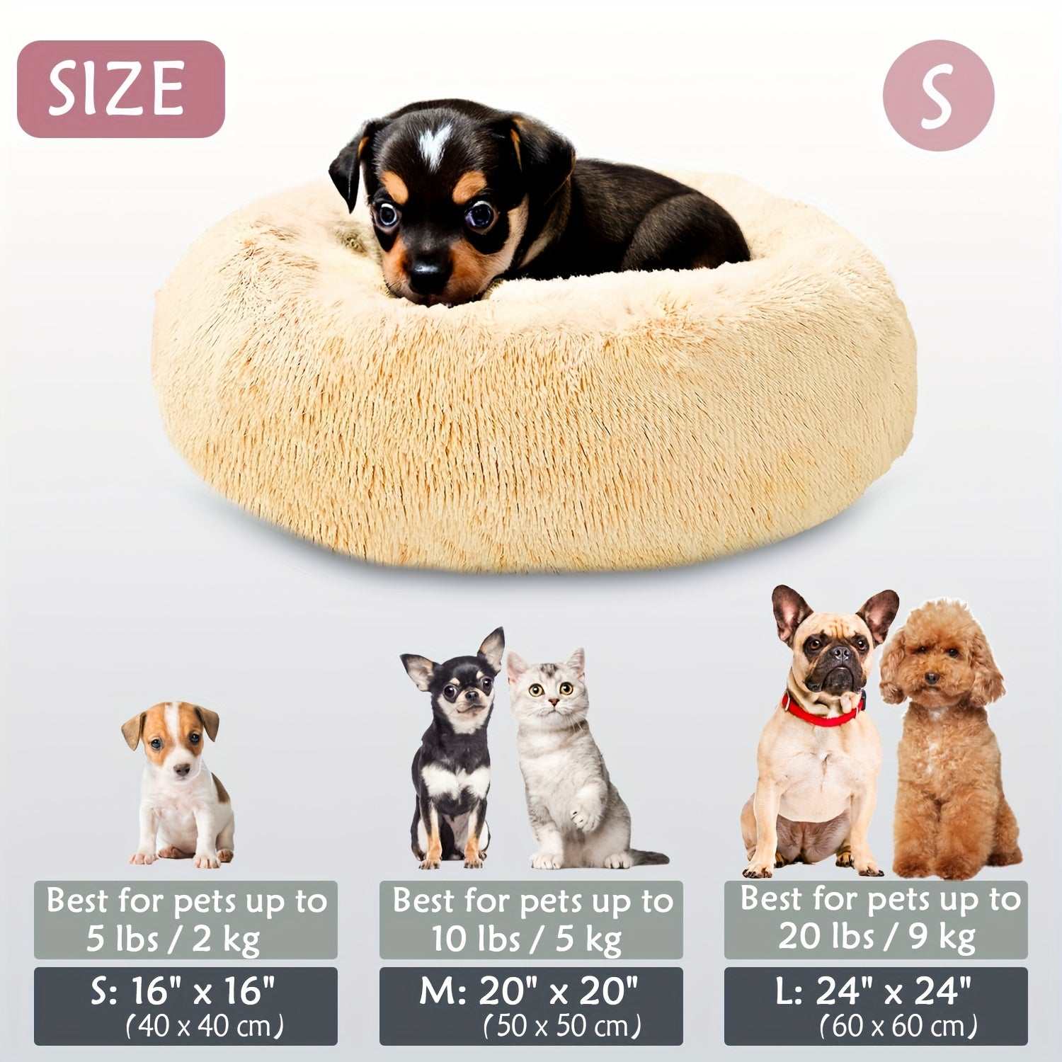 Cozy Soft Donut CuddlerExpress Global Mart  customizedProduct Description
Give your furry friend the ultimate relaxation experience with the Cozy Soft Donut Cuddler. Designed to provide unparalleled comfort and securityCozy Soft Donut CuddlerCartifind