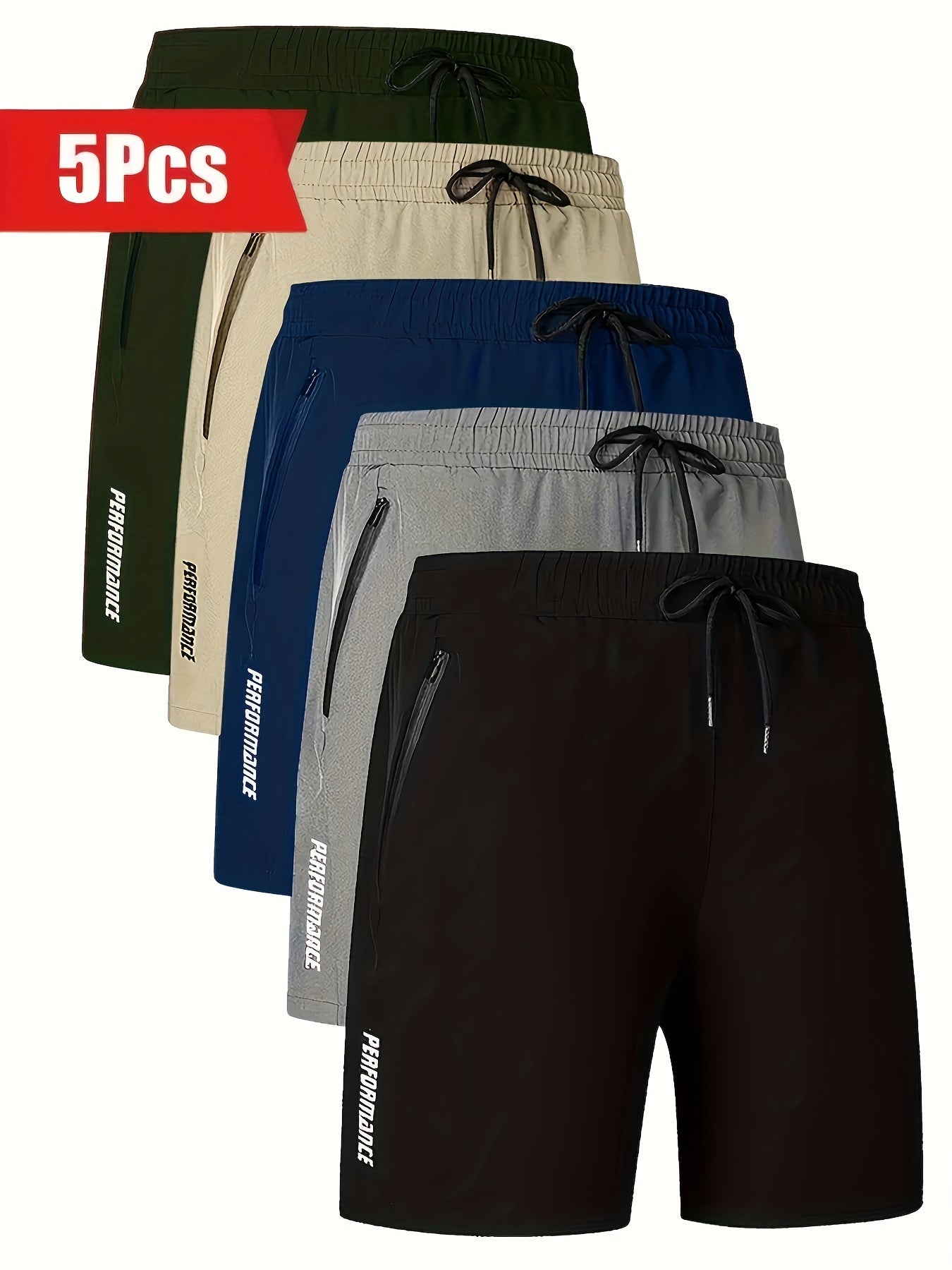 Mens QuickDry Breathable Shorts 5PackExpress Global Mart  customizedProduct Description:
Yo, fam! Step up your summer drip game with these Mens QuickDry Breathable Shorts 5Pack. Perfect for flexing around town, at the gym, or just chMens QuickDry Breathable Shorts 5Pack with Zipper Pocketsb0d141-b8