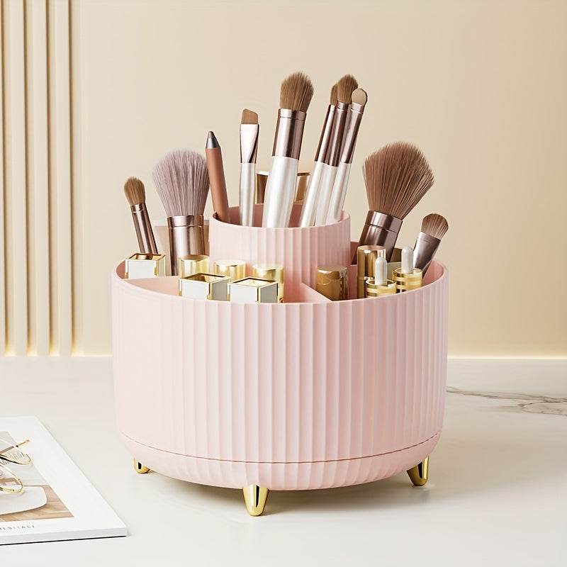 360° Rotating Makeup OrganizerExpress Global Mart  customizedProduct Description
Transform your makeup storage with the innovative 360° Rotating Makeup Organizer. This sleek and polished organizer is designed to keep your beau360° Rotating Makeup OrganizerCartifind