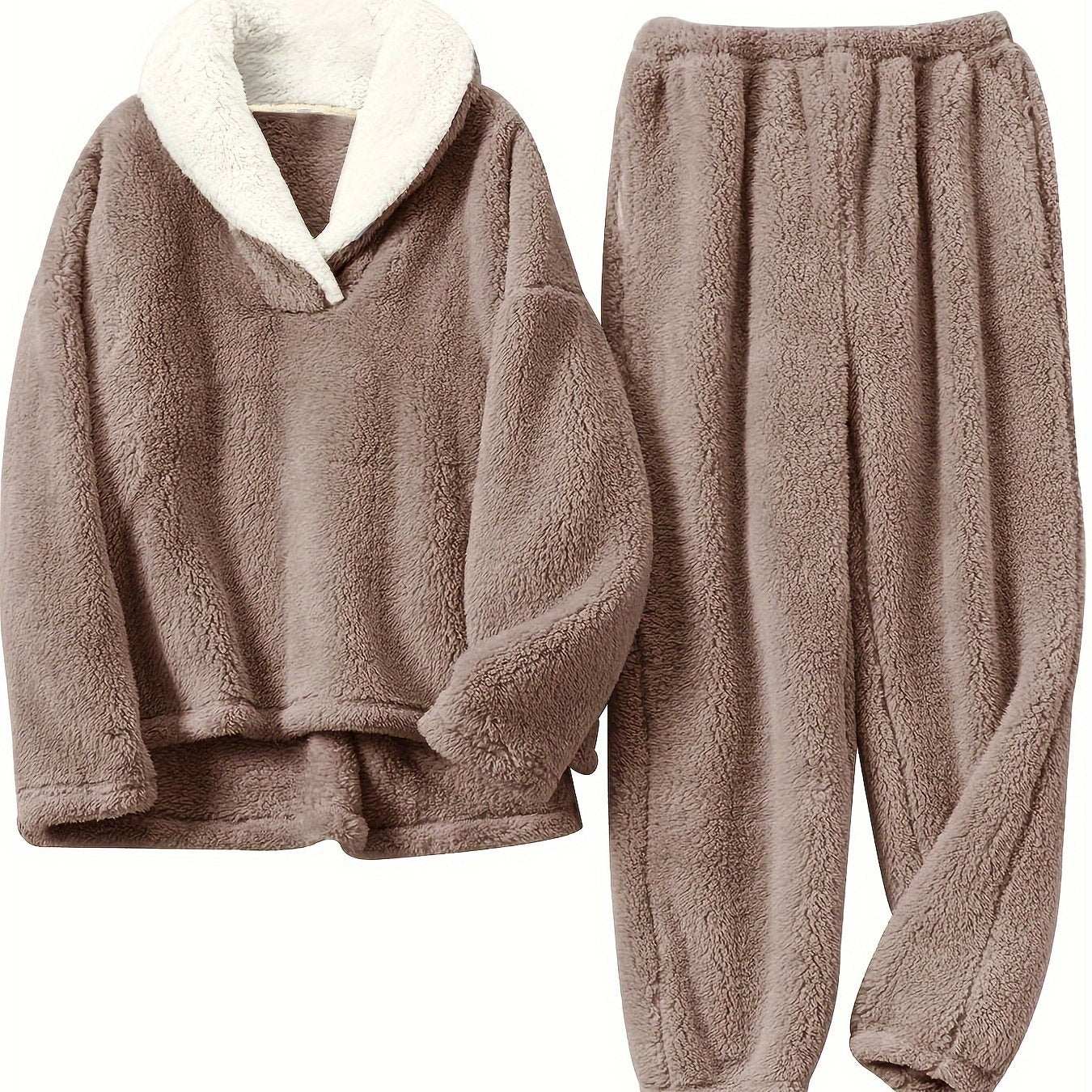 Thermal Flannel Loungewear SetsExpress Global Mart  customizedProduct Description
Indulge in comfort and warmth with the Thermal Flannel Loungewear Sets. Crafted from 100% polyester, this loungewear set is designed to keep you Thermal Flannel Loungewear SetsCartifind