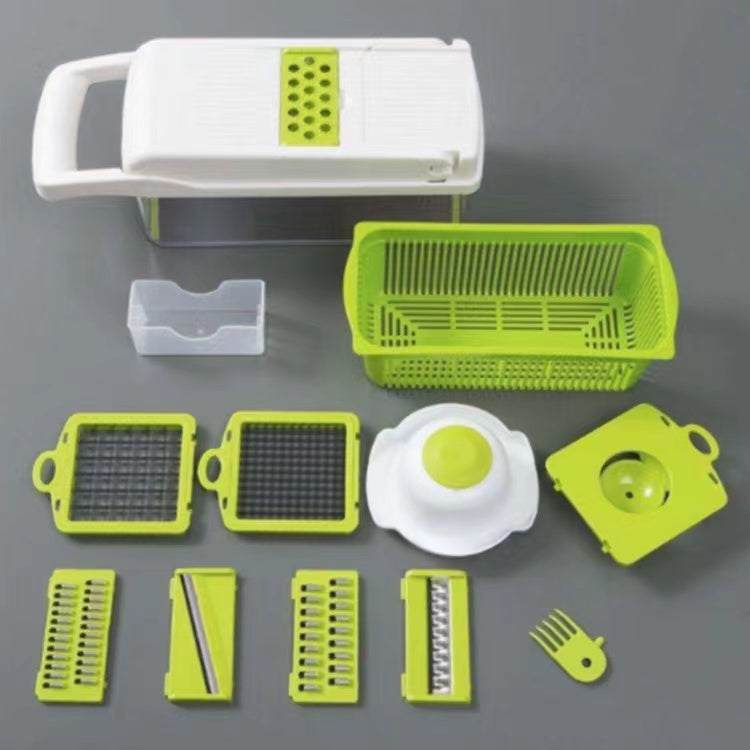 Vegetable Chopper KitchenExpress Global Mart  Transform Your Kitchen Experience with Our Vegetable Chopper Slicer!
🥕 Multitasking Marvel: Revolutionize meal prep with our 10-piece Vegetable Chopper Slicer set! Vegetable Chopper KitchenZendrop