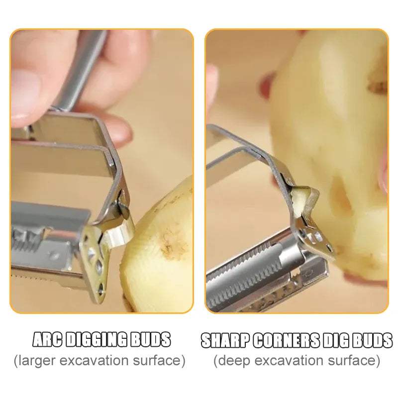 Stainless Steel Kitchen Vegetable PeelerExpress Global Mart  Unleash Your Culinary Creativity with the Stainless Steel Kitchen Vegetable Peeler - Your Culinary Companion!
🔪 Cutting-Edge Aluminium Alloy Blade: Experience preciStainless Steel Kitchen Vegetable PeelerZendrop