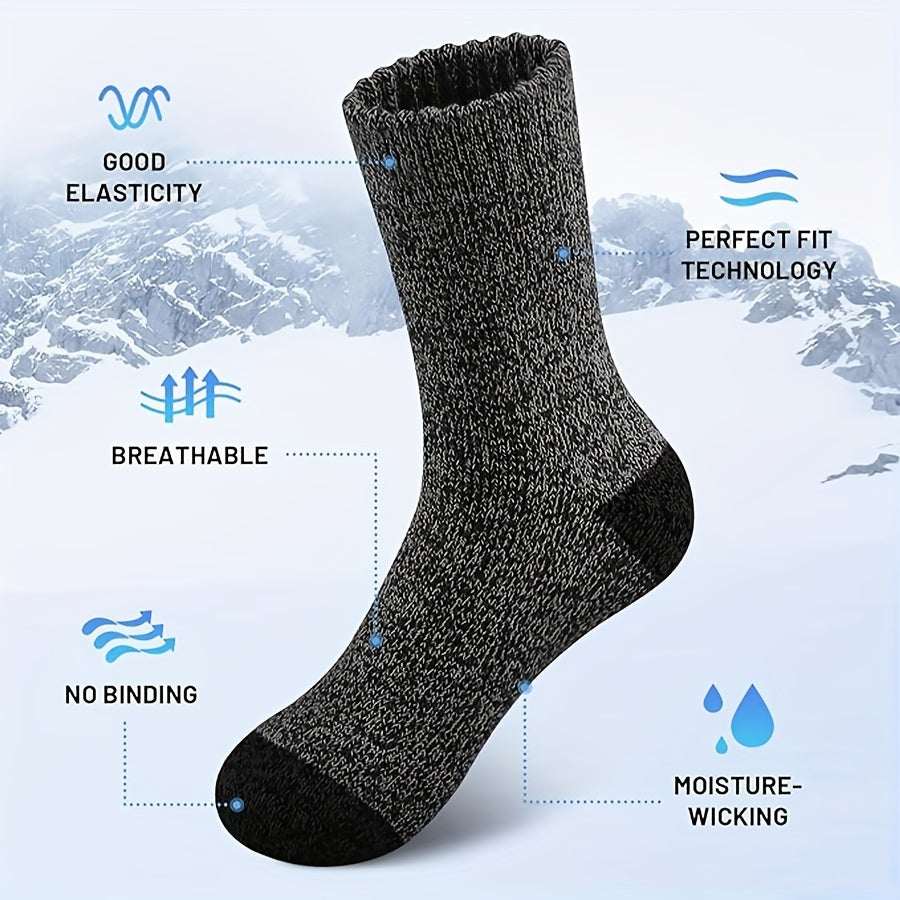 Men, Super Thick Hiking Socks Thermal SocksExpress Global Mart  customizedPatterned:Solid colorCare Instructions:Hand WashComposition:13% WoolWeaving Method:Knit FabricSocks Type:Tube SocksItem ID:NG397995 Pairs Merino Wool Socks For Men, Super Thick Hiking Socks Thermal Sob0d141-b8