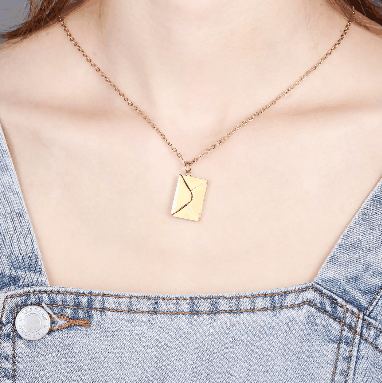 Envelope NecklaceExpress Global Mart  NecklaceIntroducing the Envelope Necklace: A Symbol of Love and Personal Connection!
Unlock the power of meaningful gifting with our exquisite Envelope Necklace. Here's why Envelope NecklaceZendrop