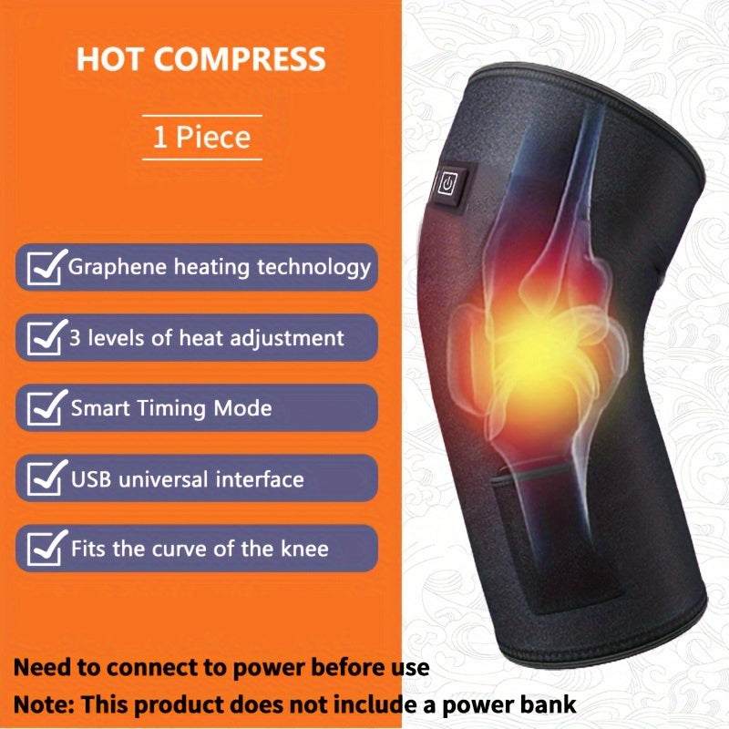 -1 Heating Vibration Massager, Portable Hot Compress Massager, Relieve Joint Pressure, SuitableExpress Global Mart  customizedPower Mode:USBOperating Voltage:≤36VMajor Material:Polyester (polyester Fiber)Item ID:QX290131pc Heating Knee Massager, Knee Elbow 2-in-1 Heating Vibration Massageb0d141-b8