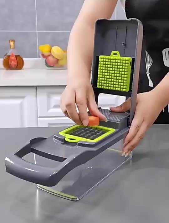 Vegetable Chopper KitchenExpress Global Mart  Transform Your Kitchen Experience with Our Vegetable Chopper Slicer!
🥕 Multitasking Marvel: Revolutionize meal prep with our 10-piece Vegetable Chopper Slicer set! Vegetable Chopper KitchenZendrop